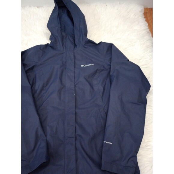 Columbia Sportswear Watertight Rain Jacket, Omni-Tech shell Women's Navy - Picture 10 of 12